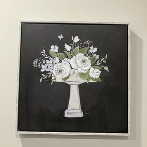 Charming floral bathroom wall Art set